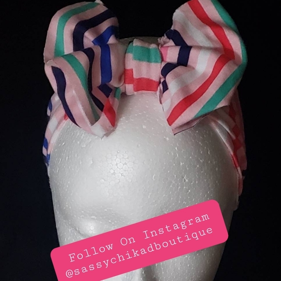 SassyChikaDBoutique Other - Stripped Headwrap